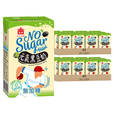 義美 無糖元氣黑豆奶, 250ml, 48入