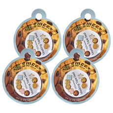 德德小品集 馬卡龍系列紙膠帶, 150入, 餅乾, 4個