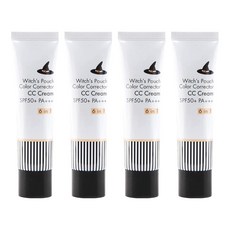 Witch's Pouch CC霜 SPF50+ PA+++ 30ml 潤色 保濕 防曬 遮瑕, 輕透修色, 4條