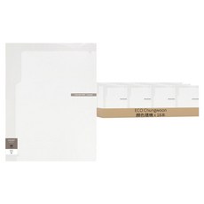 ECO Chungwoon 彩色半透明雙層資料夾 A4, 顏色隨機, 18本