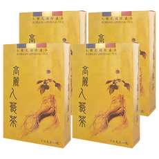 昊之蔘 瀚軒 精選韓國高麗人蔘茶，養生保健四季皆宜, 3g, 50包, 4盒