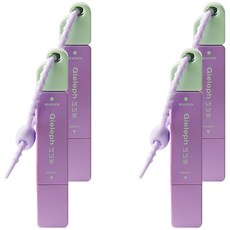 芝芝象 去漬筆 甜心馬卡龍 附掛繩 紫色, 4個, 12ml