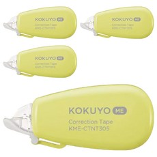 KOKUYO 國譽 ME 象牙白修正帶 B罫 6m 網球綠, 4個