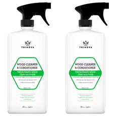 TRINOVA 木質家具清潔保護劑, 木材護理液, 18盎司/540ml, 2瓶