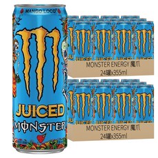 MONSTER ENERGY 魔爪 芒果狂歡碳酸能量飲料, 355ml, 48罐