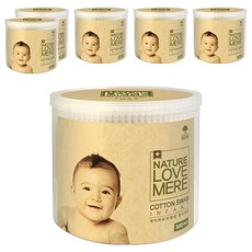 NATURE LOVE MERE 幼兒棉花棒 外用, 300入, 6盒