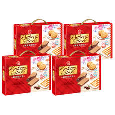 義美 製餅家綜合西點禮盒, 560g, 4盒