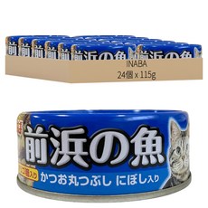 INABA 前濱漁場系列 貓罐頭, 鰹魚, 115g, 24罐
