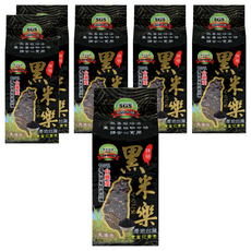 濁水溪特級黑米樂600g/包｜台灣產免浸泡黑米 花青素含量豐富 營養價值高, 600g, 6入