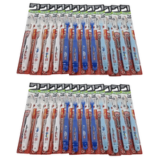 EBISU TOMICA 兒童牙刷 0.5-2歲/2-6歲, TOMICA 白色 + 深藍色 + 淺藍色, 12支, 2盒