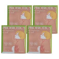 Ruijia 露奇亞 消化益生菌, 20包, 3g, 4盒