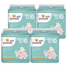 polaris Pangpang 超薄褲型紙尿布 17~21kg, 3XL, 72片