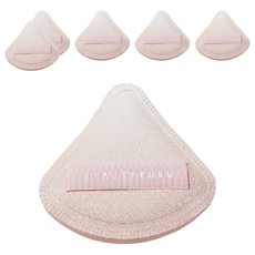 BEAUTYOUNG 妝漾 上妝粉撲 附收納盒 蜜桃, T扇形, 6個