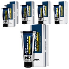 MIP 保濕刮鬍膏, 清潔保濕配方, 80ml, 6條