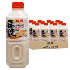 猛將 豆漿 非基因改造黃豆 香醇濃郁, 24瓶, 700ml