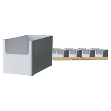 GAKYU 萬用整理收納盒, 白色, 12個