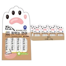 無iN 全齡貓肉泥, 營養美味點心, 嚴選肉質, 無穀低敏配方, 雞肉 + 乳酸菌, 48g, 4條, 24袋