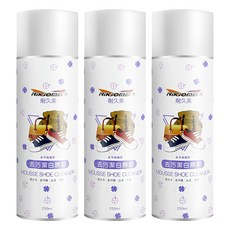 耐久美 去污潔白慕斯 快速清潔, 250ml, 3瓶