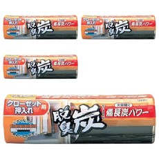 ST 雞仔牌 衣櫃用 搭配備長炭與活性炭的消臭劑 強力除臭, 300g, 4盒