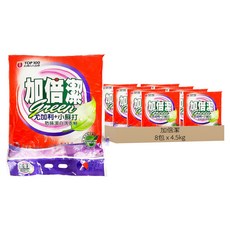 加倍潔 尤加利+小蘇打防蟎潔白洗衣粉, 4.5kg, 8包