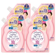 KOSE 高絲 softymo 絲芙蒂 泡沫瞬淨卸粧洗顏慕絲補充包 4包 170ml