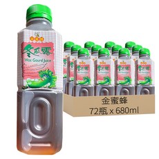 金蜜蜂 冬瓜露, 680ml, 72瓶
