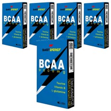 RED COW 紅牛 SMART ENERGY聰勁 即溶BCAA膠囊 左旋麩醯胺酸 牛磺酸 維他命B增進運動表現, 20顆, 500mg, 5盒