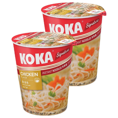 KOKA 可口經典新加坡杯麵 雞湯風味湯麵, 2入