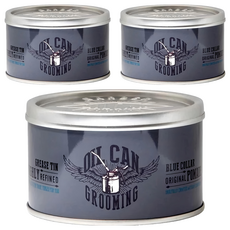 OIL CAN GROOMING 藍罐 髮油, 100ml, 3罐