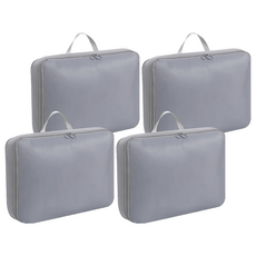 羽絨衣物壓縮收納包 灰色 衣物收納好幫手, 4個