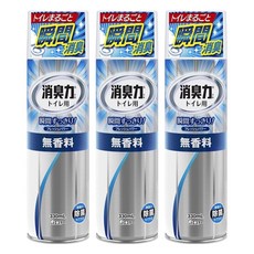 ST 雞仔牌 浴廁瞬間消臭力噴劑 無香, 330ml, 3瓶