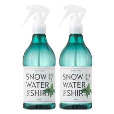 DAILY AROMA JAPAN snow water衣物涼感消臭噴霧 北海道薄荷, 350ml, 2瓶