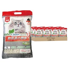 ECO Clean 豆腐貓砂, 活性碳, 7L, 12袋