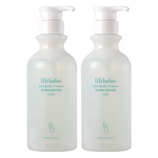 LiliBebe 嬰兒奶瓶清潔劑, 溫和洗淨, 餐具/水果/蔬菜皆可清洗, 500ml, 2瓶