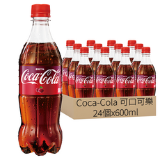 Coca-Cola 可口可樂 櫻桃口味可樂, 600ml, 24個