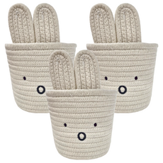 miffy 米飛 綿繩置物籃, 3個