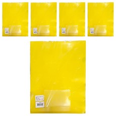 L夾 + 名片袋12入 黃色, 5包