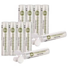 COMPAWIPES 迷你壓縮紙巾 旅行便攜一次性壓縮毛巾, 50顆, 2袋