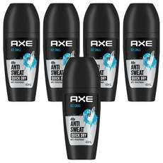 AXE 戰斧 滾珠式止汗體香劑 冷冽放鬆 ICE CHILL, 5個, 40ml