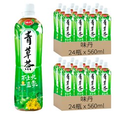 味丹 心茶道健康青草茶, 560ml, 48瓶