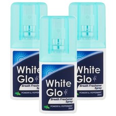 澳洲 White Glo 口腔清新噴霧 20ml 清新口氣 去除異味 隨身攜帶, 3瓶