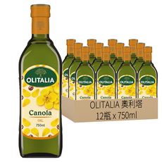 OLITALIA 奧利塔 頂級芥花油, 750ml, 12瓶