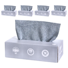乾濕兩用纖維抽取式抹布 超細纖維材質 20cmx20cm, 20片, 5盒