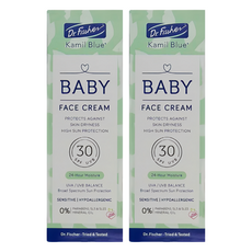 Dr.Fischer 費雪博士 Baby 嬰幼兒防曬保濕面霜 SPF30 24小時保濕, 75ml, 2盒