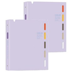 珠友文化 B5 PP筆記 26孔 HP-53005-02 280 x 220 x 25mm, 柔紫色, 2本