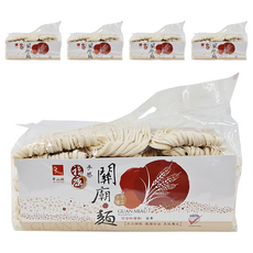 華山興 關廟麵, 手感麵條 不含防腐劑 全素, 1.2kg, 5包