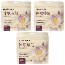 KOLLOS 科樂思 休眠時刻精油能量貼布 天然精油舒緩放鬆 輕薄透氣舒適好眠, 5片, 3包