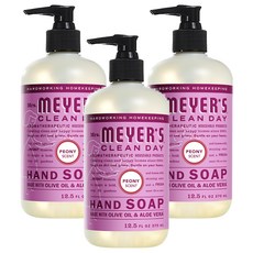 Mrs.MEYER'S 梅耶夫人 洗手乳 西洋牡丹, 370ml, 3瓶