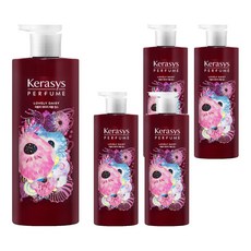 KERASYS 香氛潤髮乳 魅力雛菊, 600ml, 5瓶