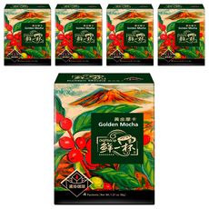 鮮一杯 黃金摩卡濾掛咖啡, 9g, 4包, 5盒